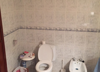 before modernization bathroom toilet bidet